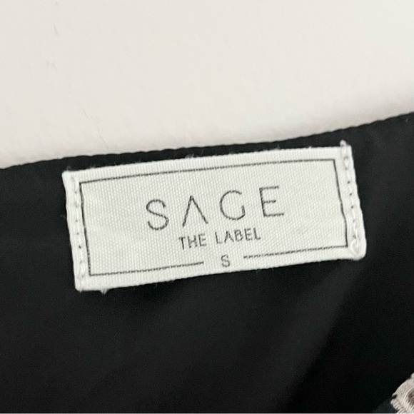 Sage the Label Spaghetti Strap Ruffle Foral V Neck Midi Dress‎ Grey Size Small - Picture 7 of 9